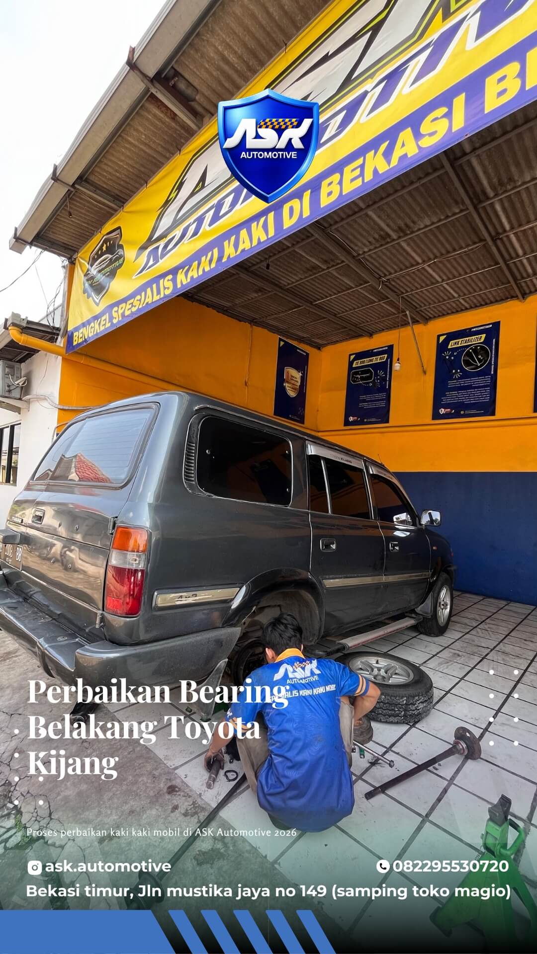 Perbaikan Bearing Belakang Toyota Kijang