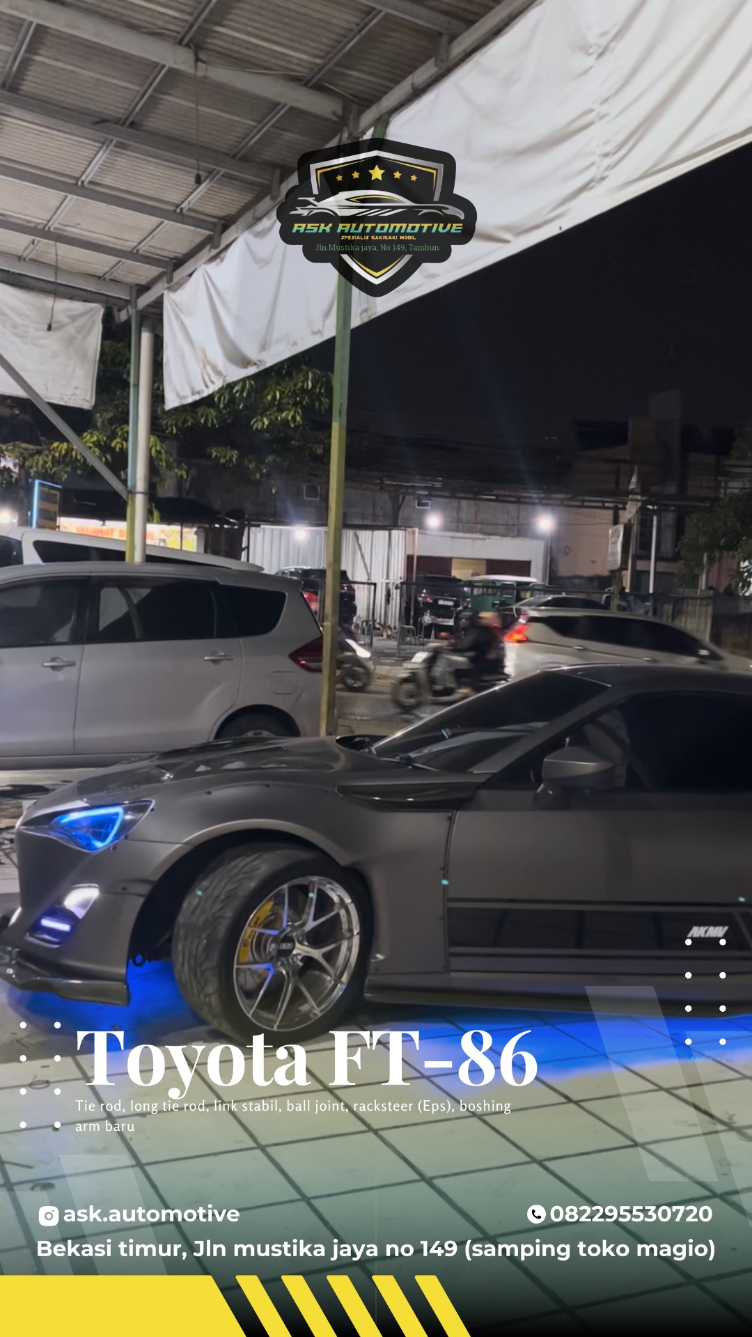 Service Racksteer dan Kaki Kaki Toyota FT 86
